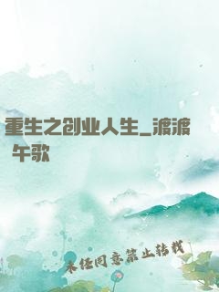 重生之创业人生